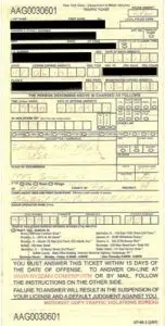 New York Speeding Ticket