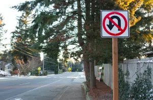 illegal u turn