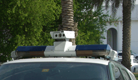 English: ANPR Camera on Dubai Police Car