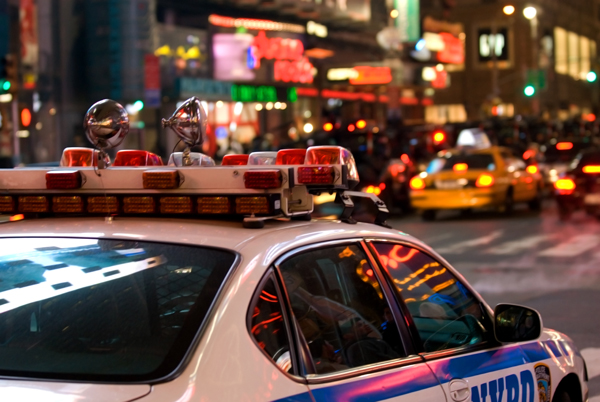 NYPD car in NYC