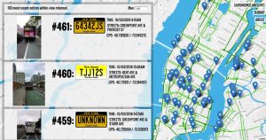 Cyclists who see a car in a bike lane can take a picture and submit it to the site, along with the license plate number, the day and time, and the cross streets.