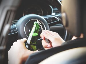 open alcohol in car