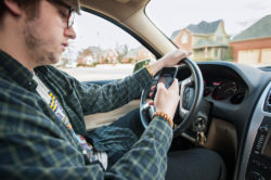 Texting und Fahren