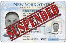 a suspended license in New York