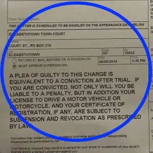 reckless driving court