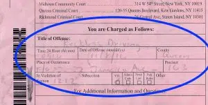reckless driving ticket charges