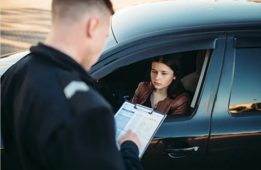 driving without a license ticket