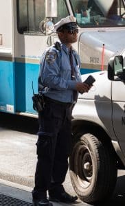 NYC van gets traffic ticket