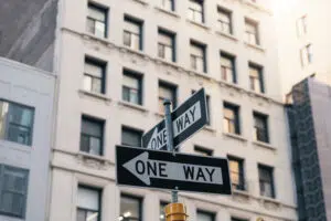 one way signs
