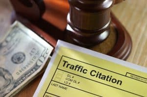 traffic citation and money
